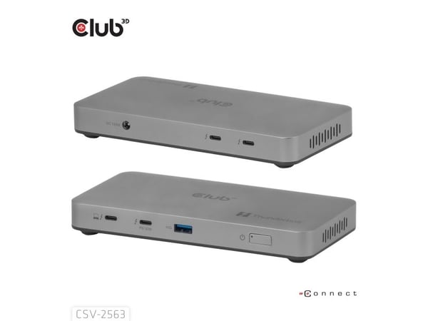 Club 3D - Dockningsstation - Thunderbolt 5 - 180 Watt
