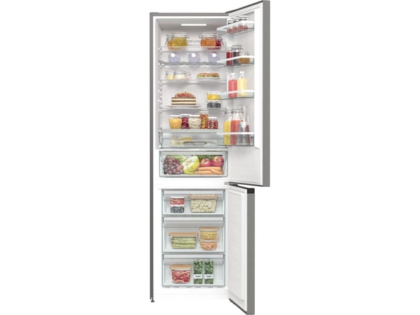 Gorenje G600 NRK620CA2XL4, 331 l, SN-T, 10 kg/24t, C, Fresh zone compartment, Grå, Rustfritt stål, Mørkegrå