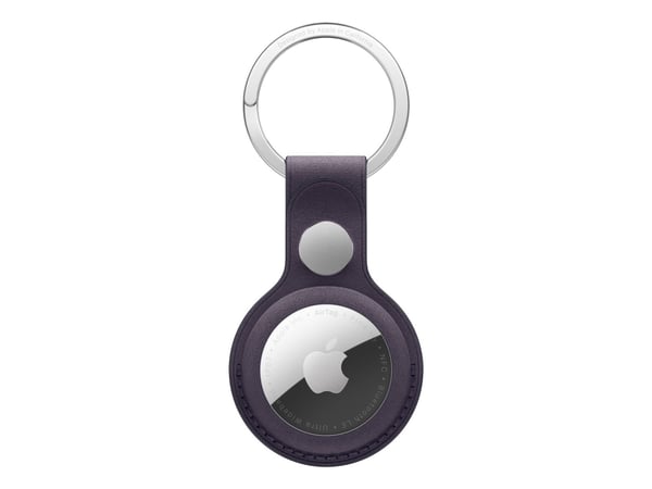 Apple - Taske til airtag - ruostumatonta terästä, mikrotwill - midnight purple - for AirTag - for AirTag
