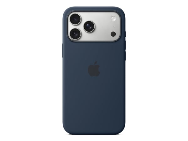 Apple - Baksidedeksel for mobiltelefon - MagSafe-samsvar - silikon - midnatt - for iPhone 17 Pro Max