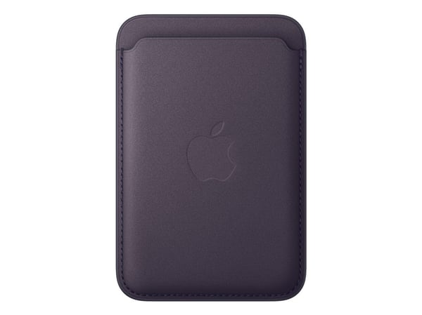 Apple - Lomme for mobiltelefon / kredittkort - MagSafe-samsvar - mikrotvill, FineWoven - midnattslilla