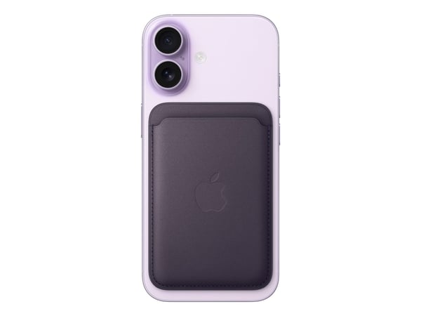 Apple - Lomme for mobiltelefon / kredittkort - MagSafe-samsvar - mikrotvill, FineWoven - midnattslilla