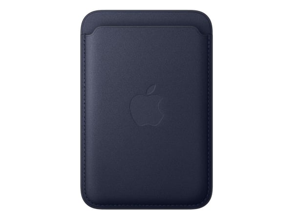 Apple - Lomme for mobiltelefon / kredittkort - MagSafe-samsvar - mikrotvill, FineWoven - marineblå