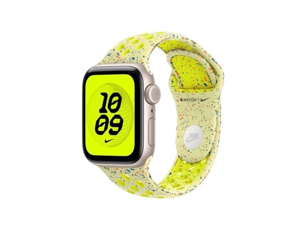 Apple Nike - Bånd for smart armbåndsur - 40mm - M/L-størrelse - volt splash - for Watch Hermès Series 7, Hermès Series 9, SE 3, Series 10, Series 1...