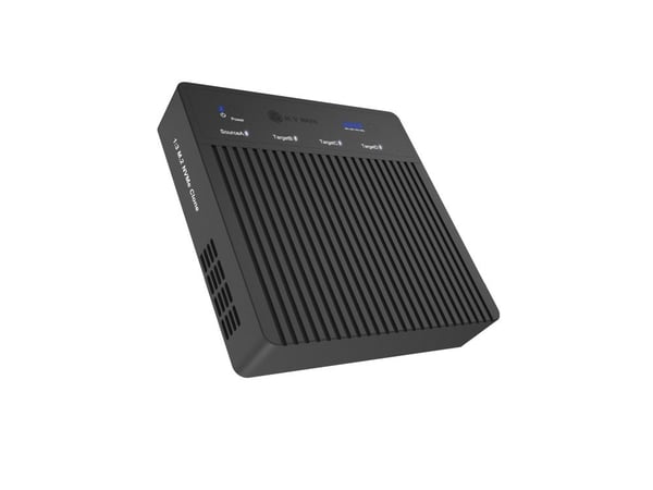 ICY BOX IB-4013MCL-C4, SSD, PCI Express, M.2, Svart, Gjuten aluminium, 40 Gbit/s