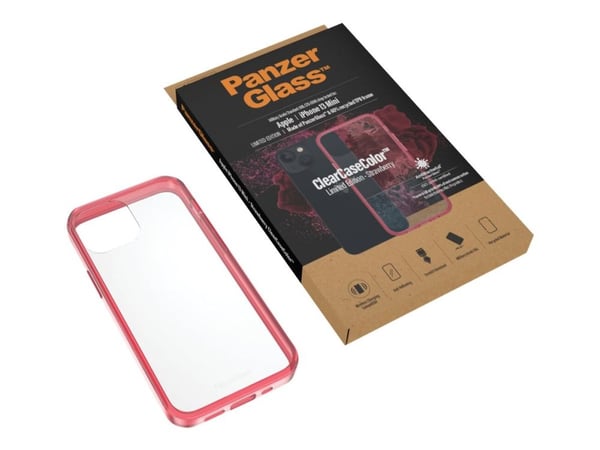 PanzerGlass 330, Suojus, Apple, Apple - iPhone 13 Mini, 13,7 cm (5.4"), Punainen