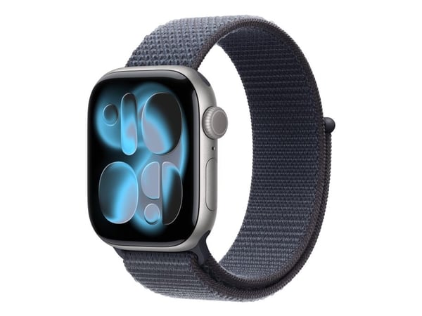 Apple - Sløyfe for smart armbåndsur - 42mm - 130 - 200 mm - anker blå - for Watch Hermès Series 7, Hermès Series 9, SE 3, Series 10, Series 11, Ser...