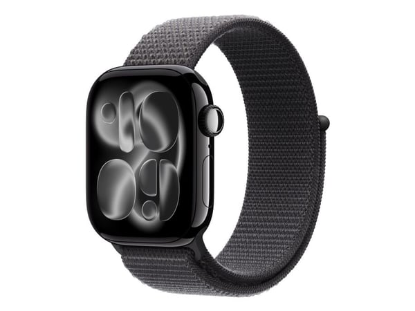 Apple - Sløyfe for smart armbåndsur - 42mm - 130 - 200 mm - mørk grå - for Watch Hermès Series 7, Hermès Series 9, SE 3, Series 10, Series 11, Seri...