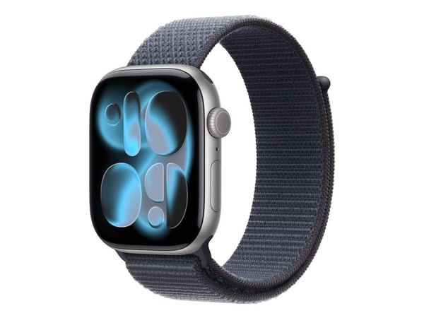 Apple - Sløyfe for smart armbåndsur - 46mm - 145 - 220 mm - anker blå - for Watch Hermès Series 9, SE 3, Series 10, Series 11, Series 8, Series 9, ...