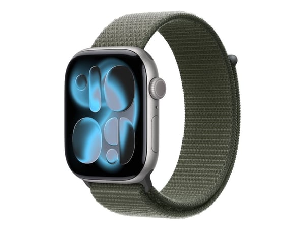 Apple - Sløyfe for smart armbåndsur - 46mm - 145 - 220 mm - skog - for Watch Hermès Series 9, SE 3, Series 10, Series 11, Series 8, Series 9, Ultra...