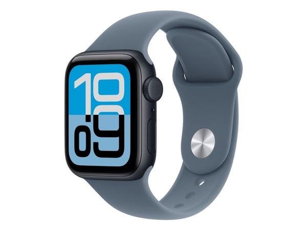 Apple - Bånd for smart armbåndsur - 40mm - M/L-størrelse - anker blå - for Watch Hermès Series 7, Hermès Series 9, SE 3, Series 10, Series 11, Seri...