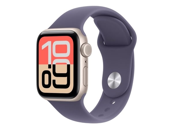 Apple - Bånd for smart armbåndsur - 40mm - S/M-størrelse - purpur tåke - for Watch Hermès Series 7, Hermès Series 9, SE 3, Series 10, Series 11, Se...
