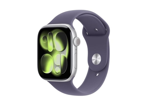 Apple - Bånd for smart armbåndsur - 46mm - M/L (passer håndledd på 160 - 210 mm) - purpur tåke - for Watch Hermès Series 9, SE 3, Series 10, Series...