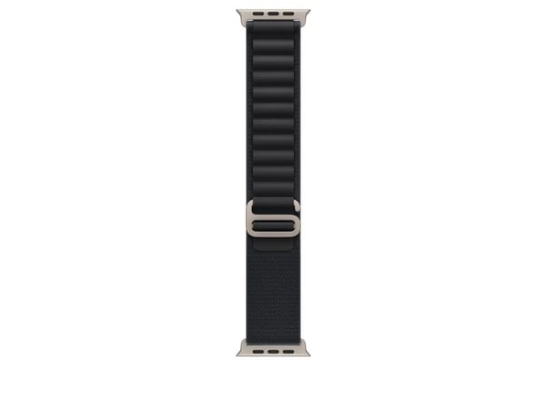 Apple MFTE4ZM/A, Yhtye, Älykello, musta, Apple, Apple Watch Models 44mm 45mm 46mm 49mm, Titaani, Polyesteri, Elastaani