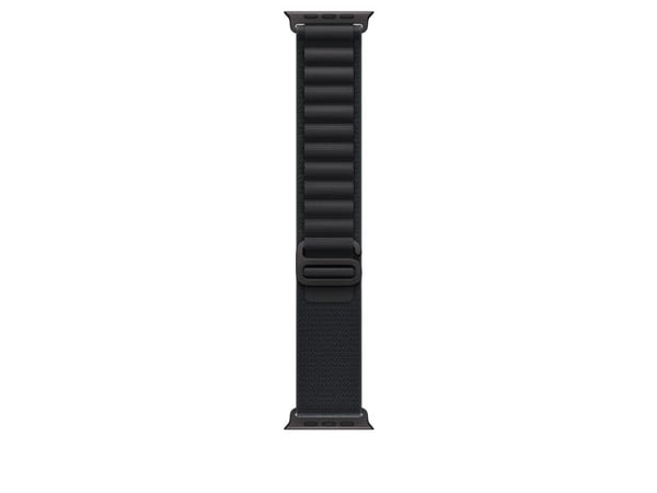 Apple - Sløyfe for smart armbåndsur - 49 mm, svart titanfinish - Medium størrelse - svart - for Watch Hermès Series 9, SE 3, Series 10, Series 11, ...