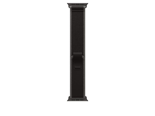 Apple - Sløyfe for smart armbåndsur - 49 mm, svart titanfinish - S/M-størrelse - svart/trekull - for Watch Hermès Series 9, SE 3, Series 10, Series...
