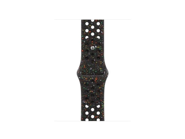 Apple Nike - Bånd for smart armbåndsur - 42mm - M/L-størrelse - midnatts sort - for Watch Hermès Series 7, Hermès Series 9, SE 3, Series 10, Series...