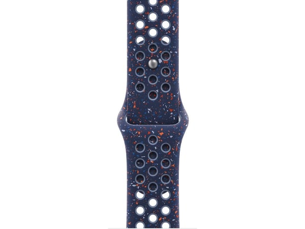 Apple Nike - Bånd for smart armbåndsur - 42mm - M/L-størrelse - blått bånd - for Watch Hermès Series 7, Hermès Series 9, SE 3, Series 10, Series 11...