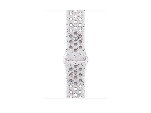 Apple Nike - Bånd for smart armbåndsur - 46mm - M/L (passer håndledd på 160 - 210 mm) - veiled grå - for Watch Hermès Series 9, SE 3, Series 10, Se...