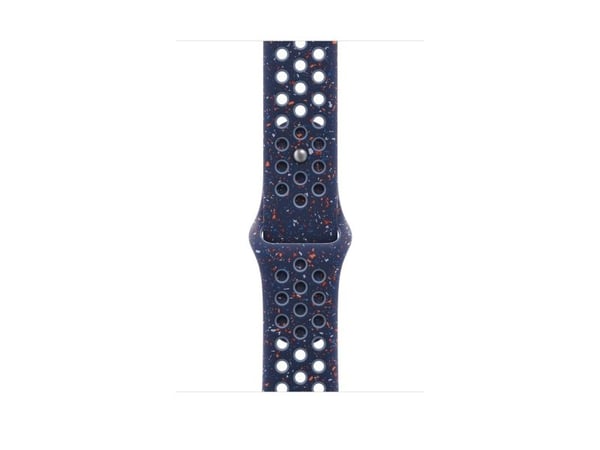 Apple Nike - Bånd for smart armbåndsur - 46mm - S/M-størrelse - blått bånd - for Watch Hermès Series 9, SE 3, Series 10, Series 11, Series 8, Serie...