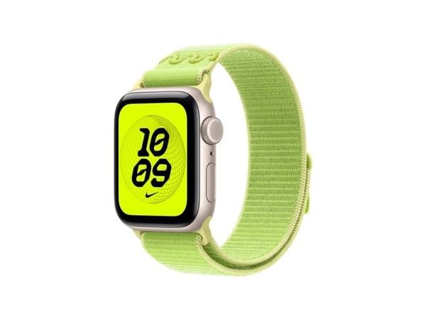 Apple Nike - Sløyfe for smart armbåndsur - 40mm - 130 - 190 mm - volt splash - for Watch Hermès Series 7, Hermès Series 9, SE 3, Series 10, Series ...