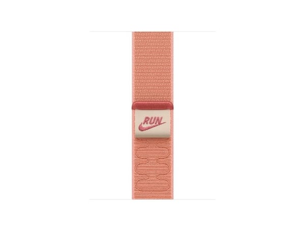 Apple Nike - Sløyfe for smart armbåndsur - 40mm - 130 - 190 mm - alpenglow rosa - for Watch Hermès Series 7, Hermès Series 9, SE 3, Series 10, Seri...