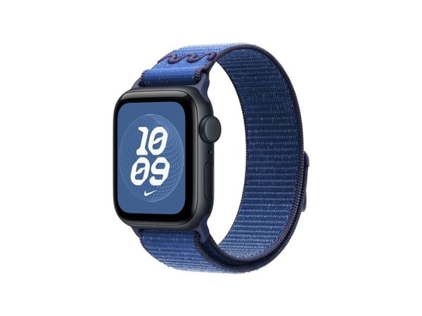 Apple Nike - Sløyfe for smart armbåndsur - 40mm - 130 - 190 mm - blått bånd - for Watch Hermès Series 7, Hermès Series 9, SE 3, Series 10, Series 1...