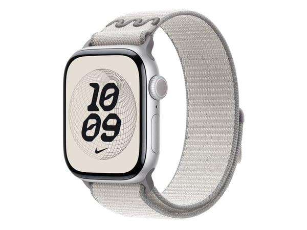 Apple Nike - Sløyfe for smart armbåndsur - 42mm - 130 - 190 mm - veiled grå - for Watch Hermès Series 7, Hermès Series 9, SE 3, Series 10, Series 1...