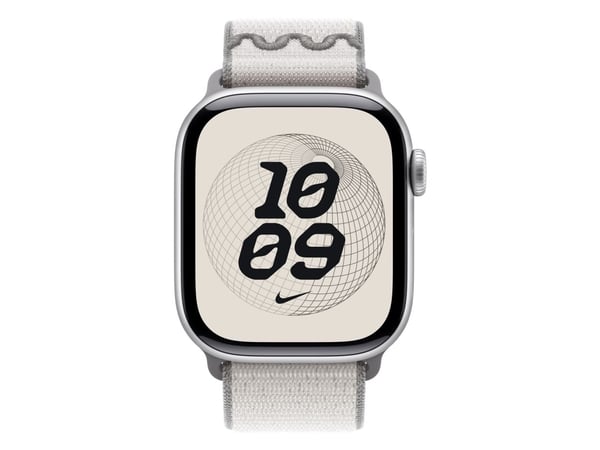 Apple Nike - Sløyfe for smart armbåndsur - 42mm - 130 - 190 mm - veiled grå - for Watch Hermès Series 7, Hermès Series 9, SE 3, Series 10, Series 1...