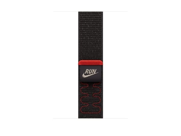 Apple Nike - Sløyfe for smart armbåndsur - 46mm - 145 - 220 mm - midnatts sort - for Watch Hermès Series 9, SE 3, Series 10, Series 11, Series 8, S...