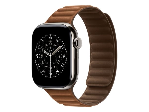 Apple - Klokkestropp for smart armbåndsur - 42mm - M/L-størrelse - karamell - for Watch Hermès Series 7, Hermès Series 9, SE 3, Series 10, Series 1...