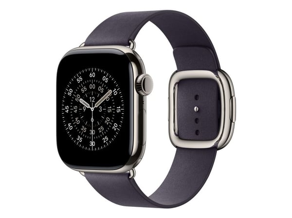 Apple - Klokkestropp for smart armbåndsur - 42mm - Liten størrelse - midnattslilla - for Watch Hermès Series 7, Hermès Series 9, SE 3, Series 10, S...