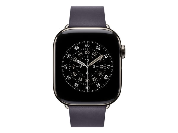 Apple - Klokkestropp for smart armbåndsur - 42mm - Stor størrelse - midnattslilla - for Watch Hermès Series 7, Hermès Series 9, SE 3, Series 10, Se...