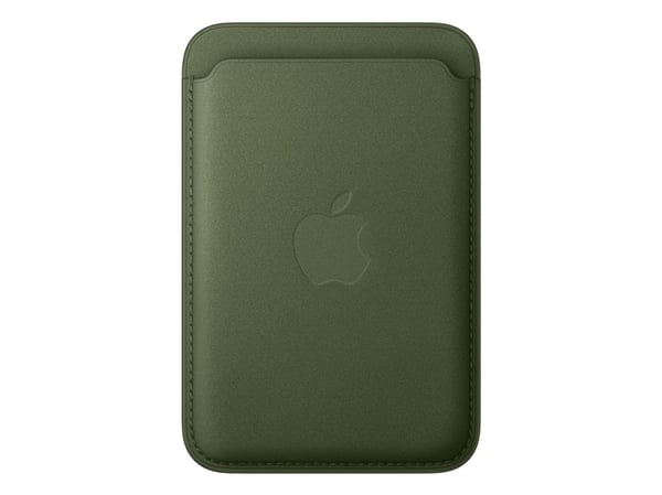 Apple - Lomme for mobiltelefon / kredittkort - MagSafe-samsvar - mikrotvill, FineWoven - mose