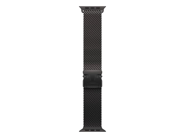 Apple - Sløyfe for smart armbåndsur - 49 mm, svart titanfinish - Liten størrelse - svart - for Watch Hermès Series 9, SE 3, Series 10, Series 11, S...