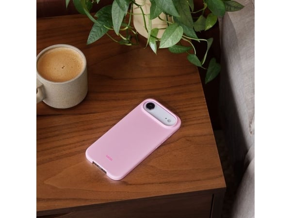 Beats - Bagsidecover til mobiltelefon - MagSafe-kompatibilitet - polykarbonaatti - pebble pink - iPhone Airille