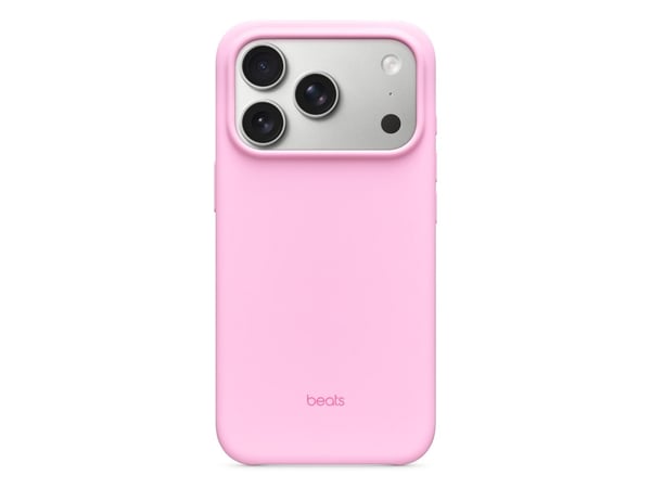 Beats - Bagsidecover til mobiltelefon - MagSafe-kompatibilitet - polykarbonaatti - pebble pink - iPhone 17 Pro:lle