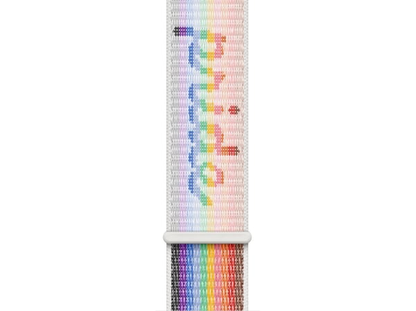 Apple - Pride Edition - sløyfe for smart armbåndsur - 41 mm - 130 - 200 mm - for Watch Hermès Series 7, Hermès Series 9, SE 3, Series 10, Series 11...