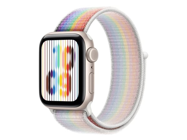 Apple - Pride Edition - sløyfe for smart armbåndsur - 41 mm - 130 - 200 mm - for Watch Hermès Series 7, Hermès Series 9, SE 3, Series 10, Series 11...