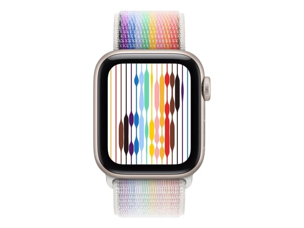 Apple - Pride Edition - sløyfe for smart armbåndsur - 41 mm - 130 - 200 mm - for Watch Hermès Series 7, Hermès Series 9, SE 3, Series 10, Series 11...