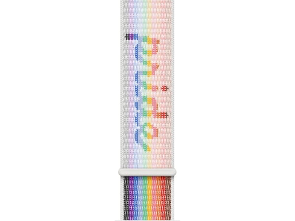 Apple - Pride Edition - sløyfe for smart armbåndsur - 45 mm - 145 - 220 mm - for Watch Hermès Series 9, SE 3, Series 10, Series 11, Series 8, Serie...