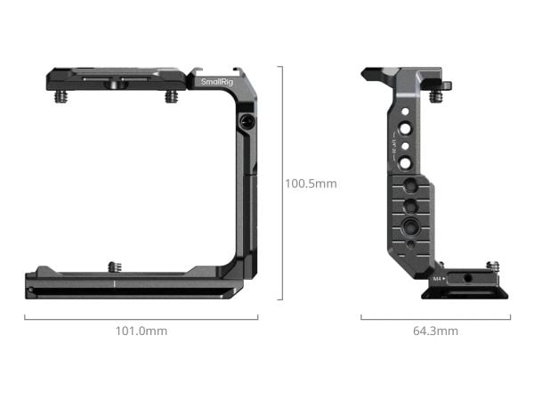 SmallRig 5591, 100 mm, 64,3 mm, 101 mm, 98 g, 131 mm, 50 mm