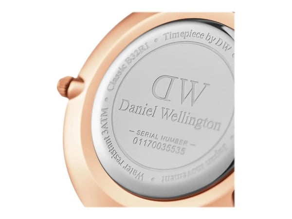 Daniel Wellington Classic Petite Melrose - Armbåndsur - kvarts - analog - rosegull - eggeskallhvit