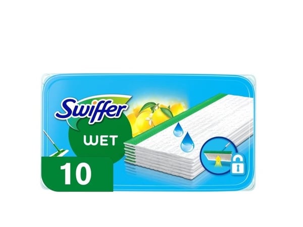 Swiffer Citrus Fresh kosteuspyyhkeet lattioille 10 kpl Swiffer Citrus Fresh kosteuspyyhkeet lattioille 10 kpl