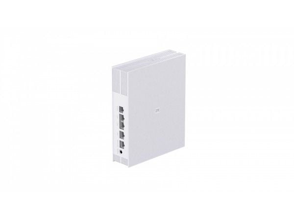 ZTE T5400, Wi-Fi 6 (802.11ax), Dobbelbånd (2.4 GHz / 5 GHz), Ethernet/bredbåndsforbindelse, Sort, Frittstående router
