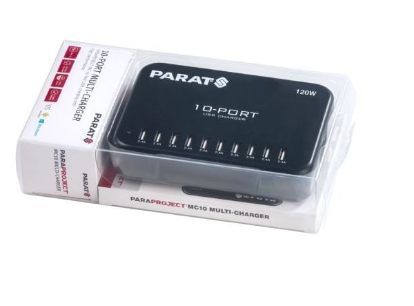 Parat Paraproject MC10, Sisätila, AC, 5 V, 1 m, Musta