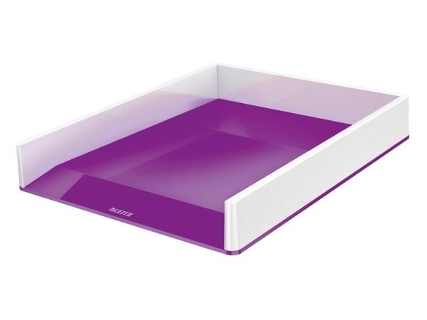 Leitz WOW kaksivärinen asiakirjahylly, violetti 53611062