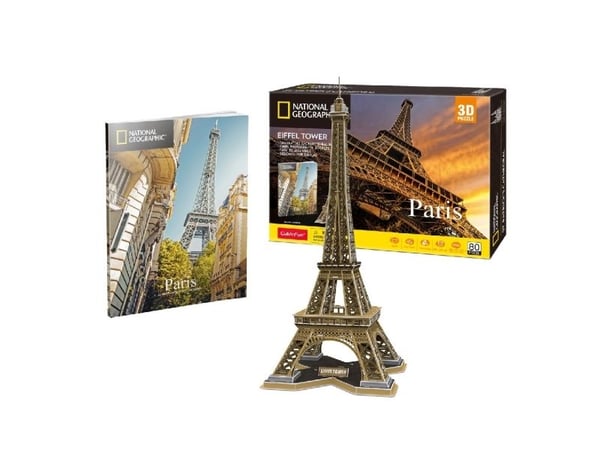 CubicFun Eiffel Tower, 80 stykker, Bygninger