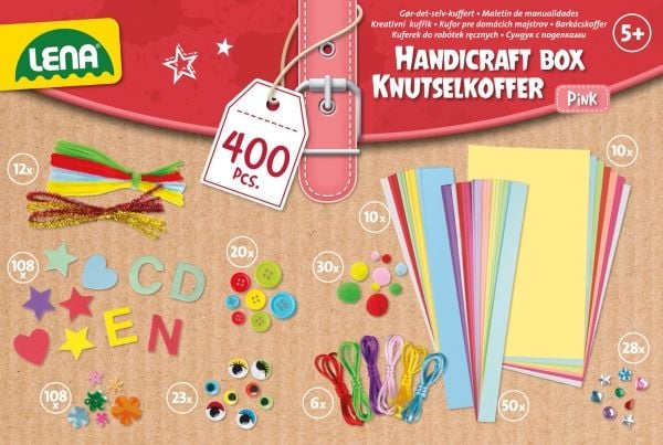 Lena håndverk 400 stk rosa