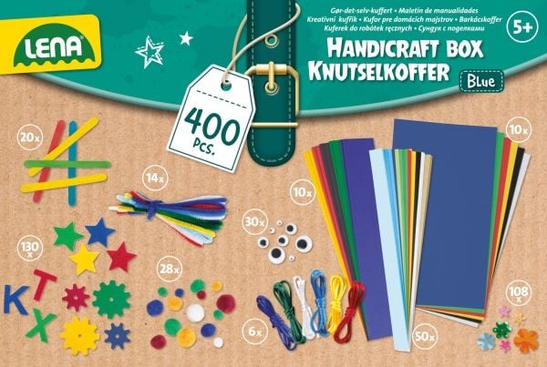 Lena Sett rękodzieło 400 deler blå